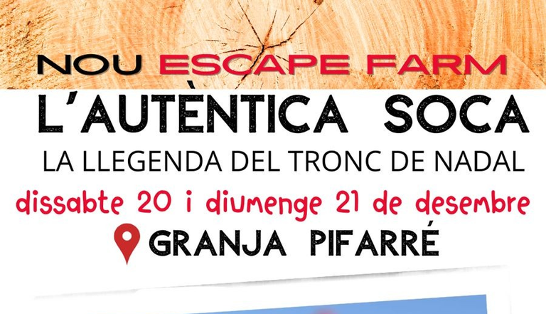 ESCAPE FARM · LA LLEGENDA DEL TRONC DE NADAL