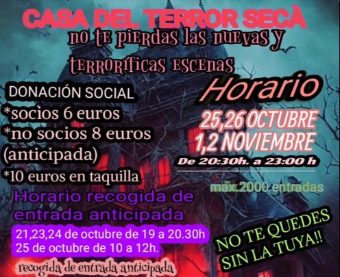 CASA DEL TERROR SECÀ