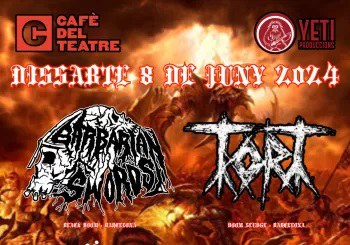 CONCERT · BARBARIAN SWORDS+TORT+BOCC+AVERN