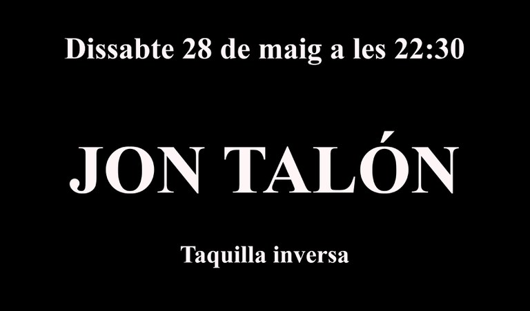 CONCERT · JON TALÓN