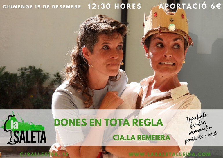POSPOSAT · ESPECTACLE FAMILIAR · DONES EN TOTA REGLA