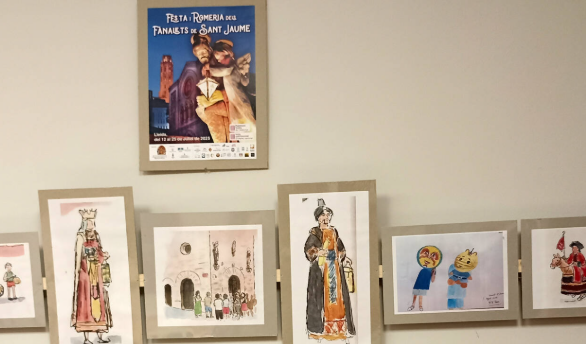 EXPOSICIÓ · DIBUIXOS DE LA ROMERIA DELS FANALETS DE SANT JAUME