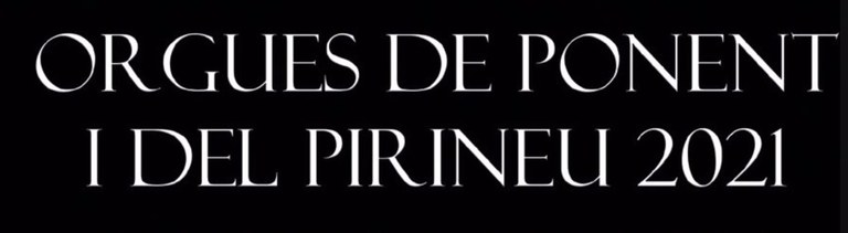 FESTIVAL ORGUES DE PONENT I DEL PIRINEU · SONS DE MONTSERRAT I DE NADAL