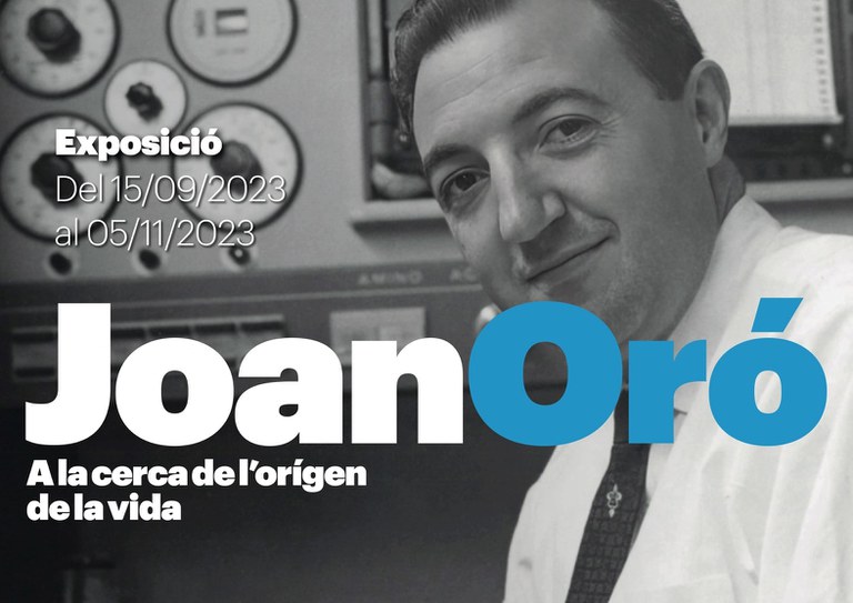 INAUGURACIÓ DE L'EXPOSICIÓ · JOAN ORÓ. A LA CERCA DE L'ORÍGEN DE LA VIDA