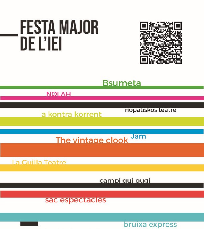 PREGÓ DE LA FESTA MAJOR DE L'IEI