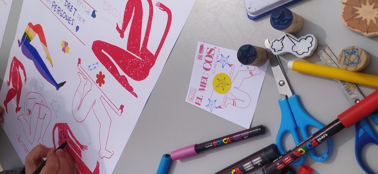 TALLER · ELS NOSTRES COSSOS ELS NOSTRES RELATS. ACCIÓ PEDAGÒGICA REVOLUCIONÀRIA