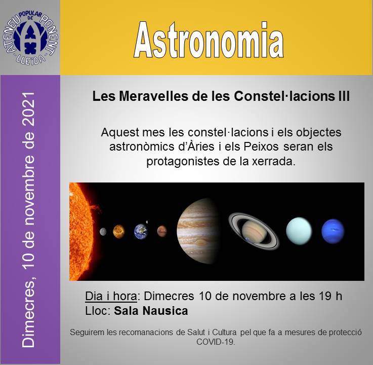 XERRADA · LES MERAVELLES DE LES CONSTEL·LACIONS III