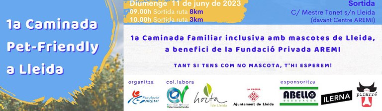 1A CAMINATA PET-FRIENDLY EN LLEIDA
