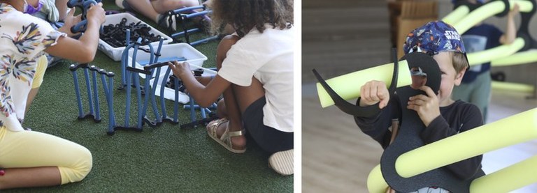 ACTIVIDAD FAMILIAR · JUGAMOS A CONSTRUIR