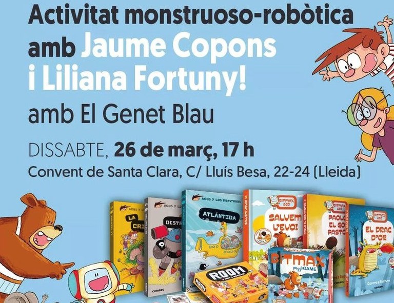 ACTIVIDAD MONSTRUOSO-ROBÓTICA CON JAUME COPONS Y LILIANA FORTUNY