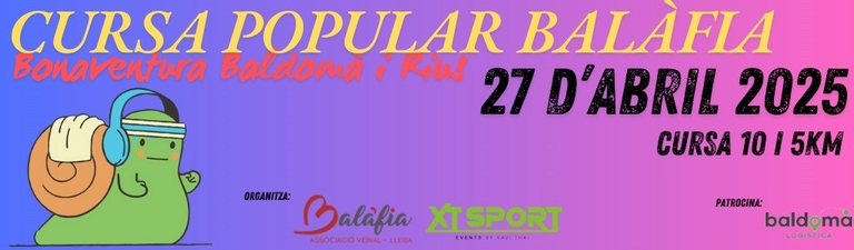 CARRERA Y CAMINATA DE BALÀFIA