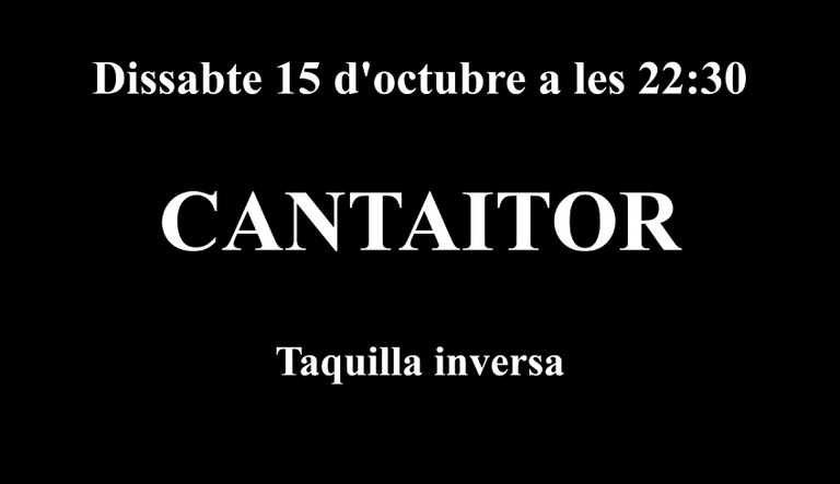 CONCIERTO · CANTAITOR
