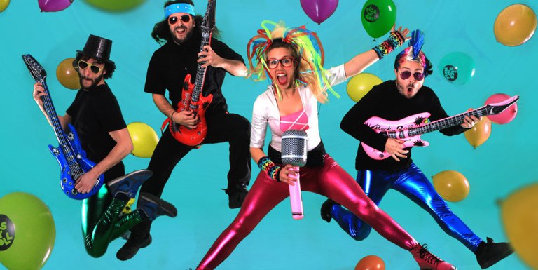 CONCIERTO FAMILIAR · LOS CLÁSICOS DEL ROCK. XIC’S AND ROLL BAND