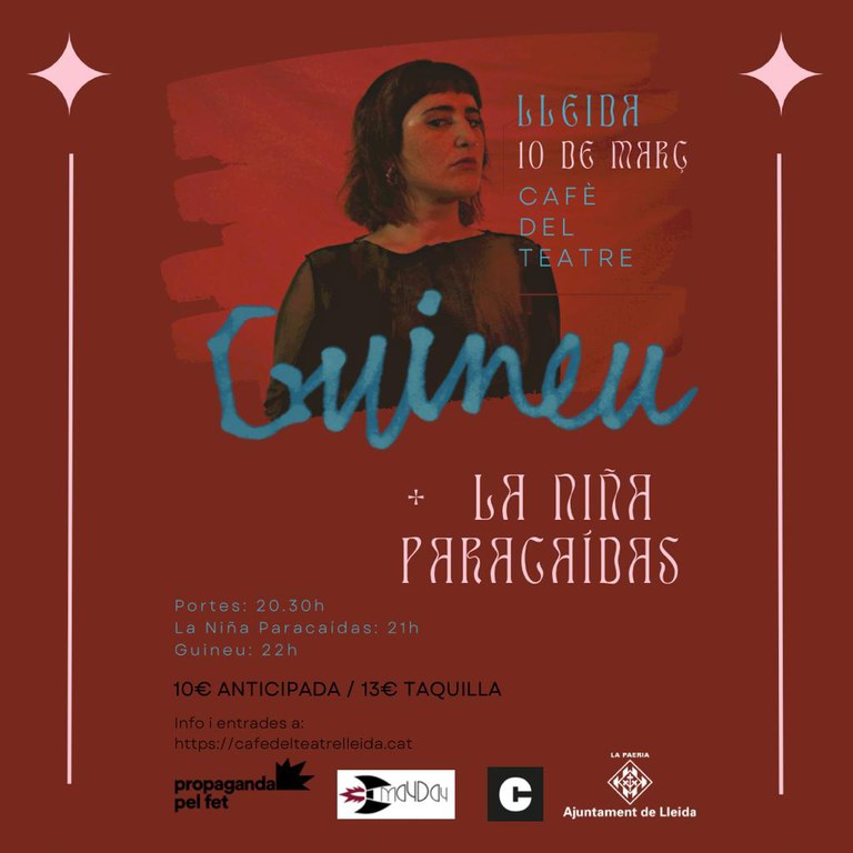 CONCIERTO · GUINEU + LA NIÑA PARACAÍDAS