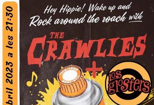 CONCIERTO · LOS GLOSTERS + THE CRAWLIES