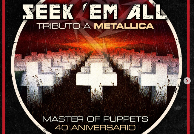 CONCIERTO · TRIBUTO A METALLICA · SEEK 'EM ALL