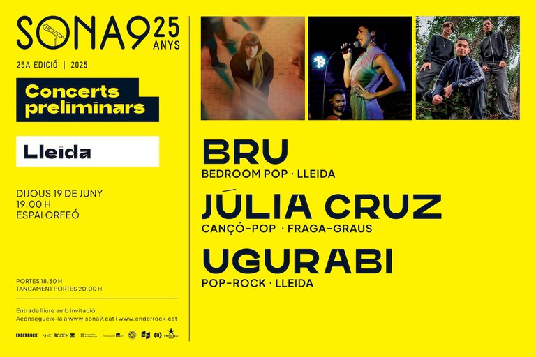 CONCIERTOS PRELIMINARES · BRU - JULIA CRUZ - UGURABI