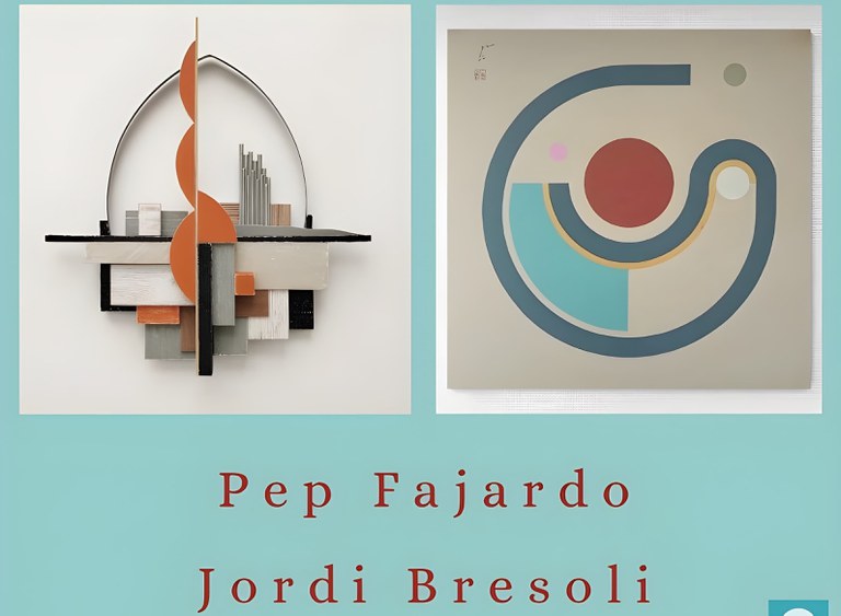 "GEOMETRIA I ÀNIMA" · PEP FAJARDO Y JORDI BRESOLÍ