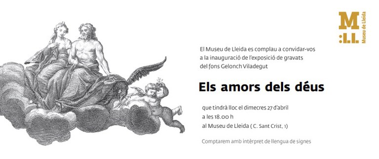 INAUGURACIÓN DE LA EXPOSICIÓN · LOS AMORES DE LOS DIOSES