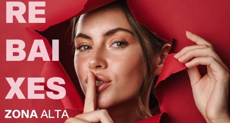 MERCADO DE REBAJAS EN LA ZONA ALTA