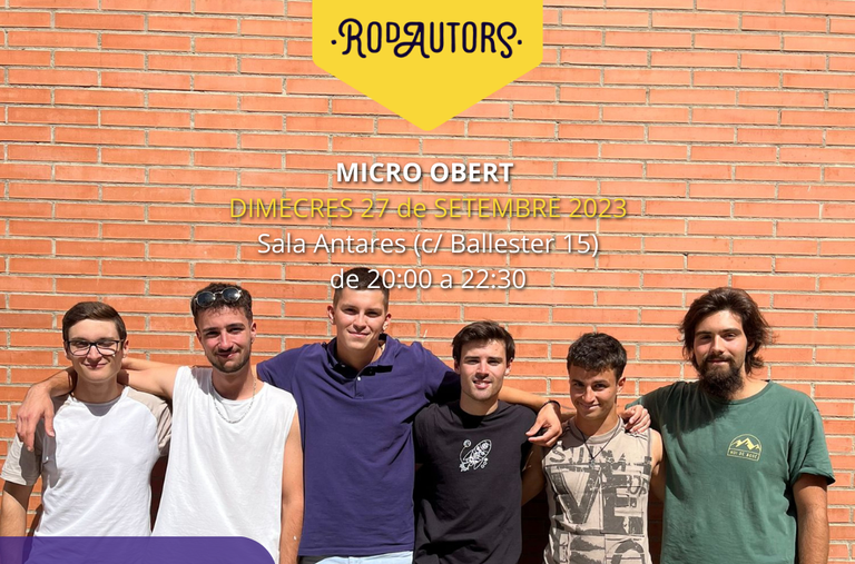 RODAUTORS · MICRO ABIERTO