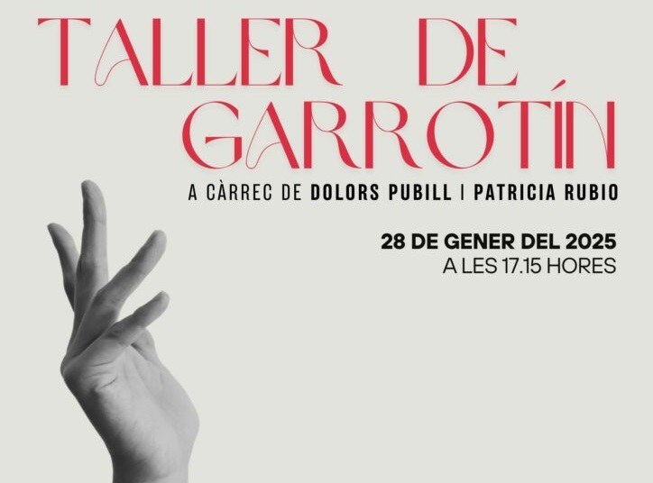 TALLER DE GARROTÍN