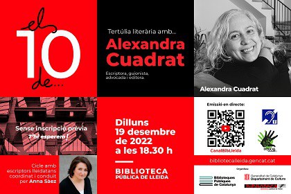 TERTULIA LITERARIA · LOS 10 DE... ALEXANDRA CUADRAT