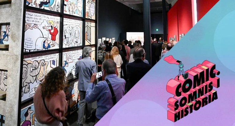 VISITA A LAS EXPOSICIONES · CAFÉ Y TERTÚLIA: CÓMIC
