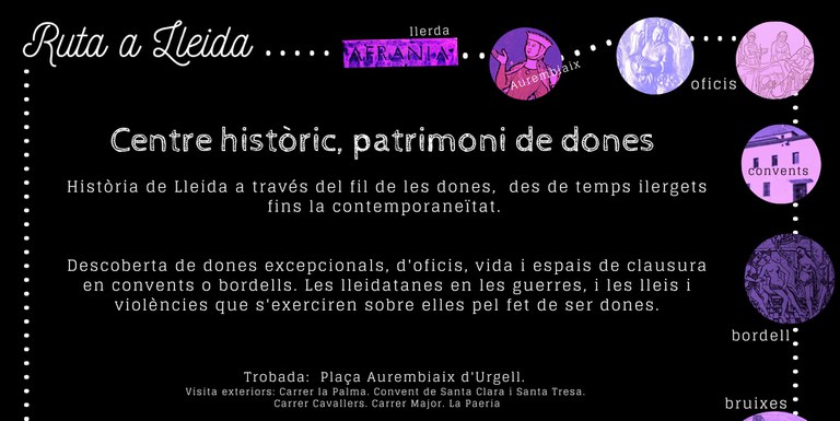 VISITA GUIADA · CENTRO HISTÓRICO, PATRIMONIO DE MUJERES